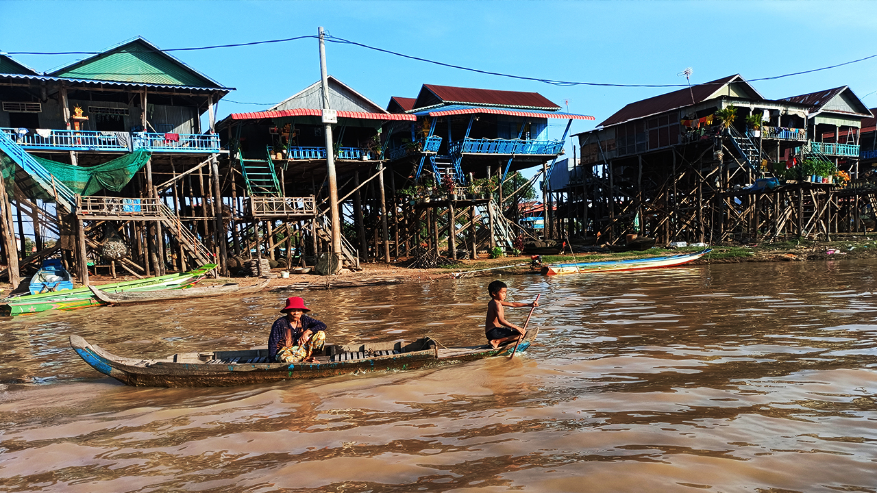 wooden boat khmer wooden boat