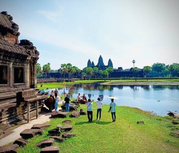 Angkor Wat with Reflection in the pool